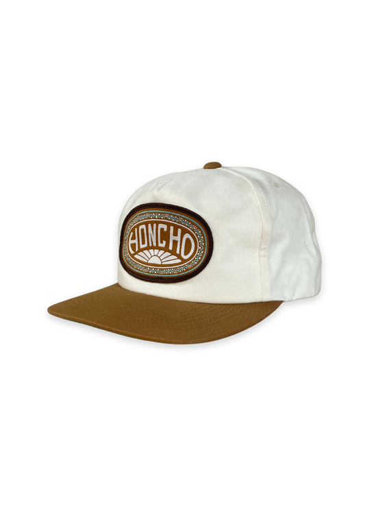 High Noon Snapback - Cream/Copper
