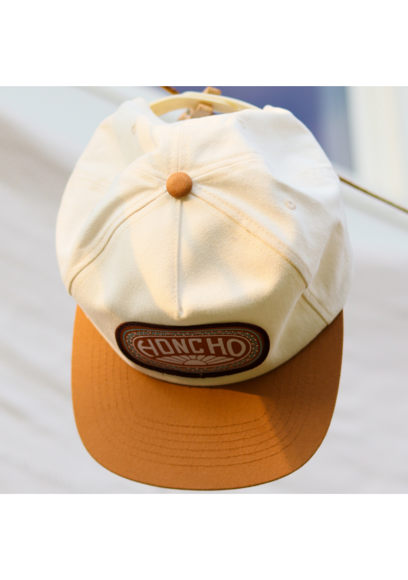 High Noon Snapback - Cream/Copper