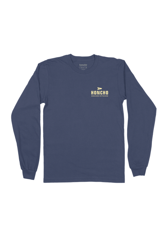 Sail Sil LS Tee - Horizon Blue