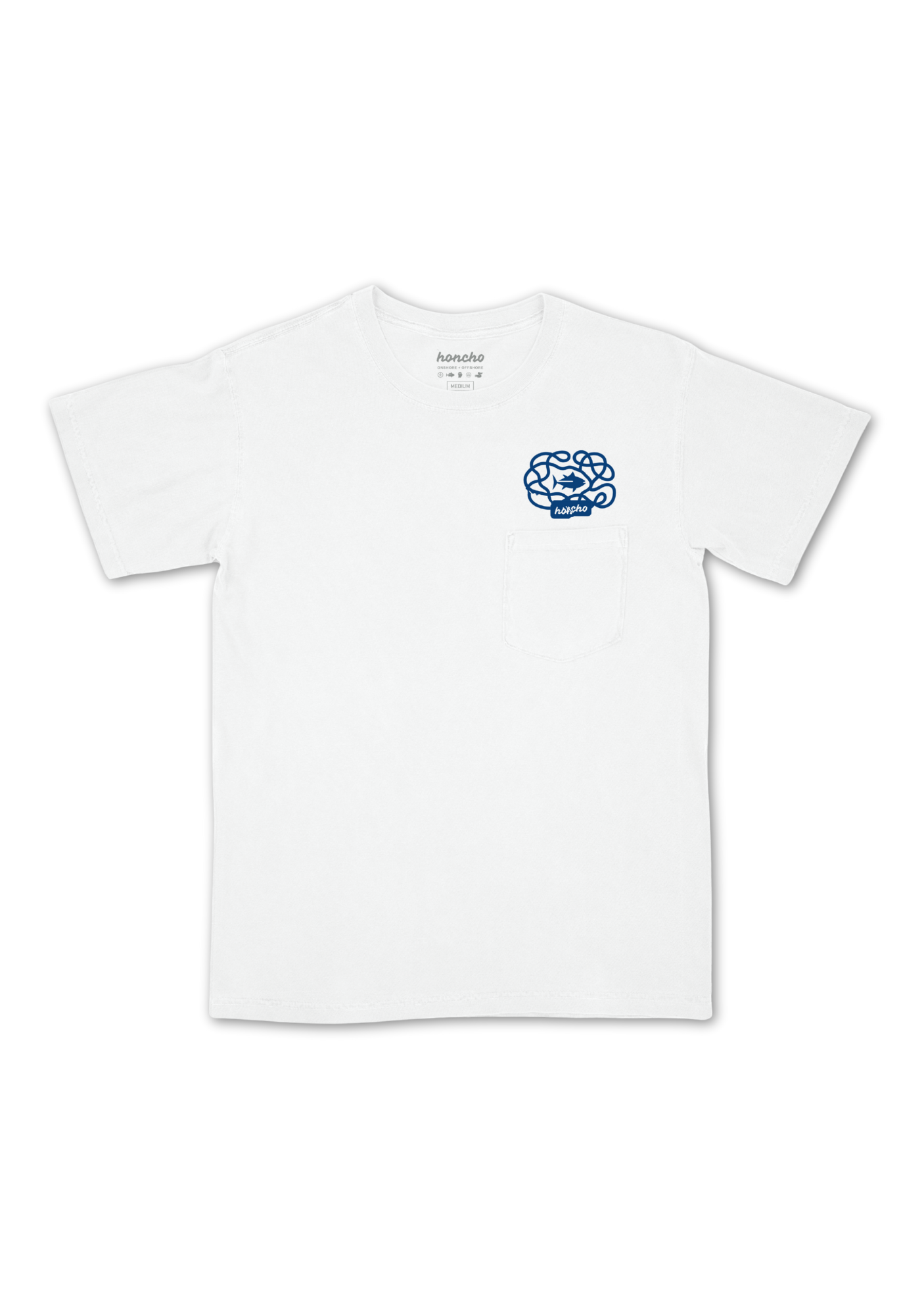 Swim Path Pocket Tee - White