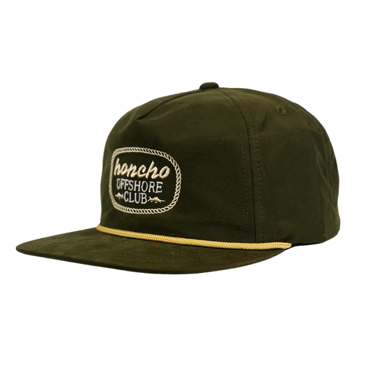 Offshore Club (OC) Rope Snapback - Green/Cream