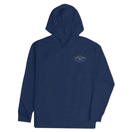 Sail Strong UPF LS Hoodie - Navy