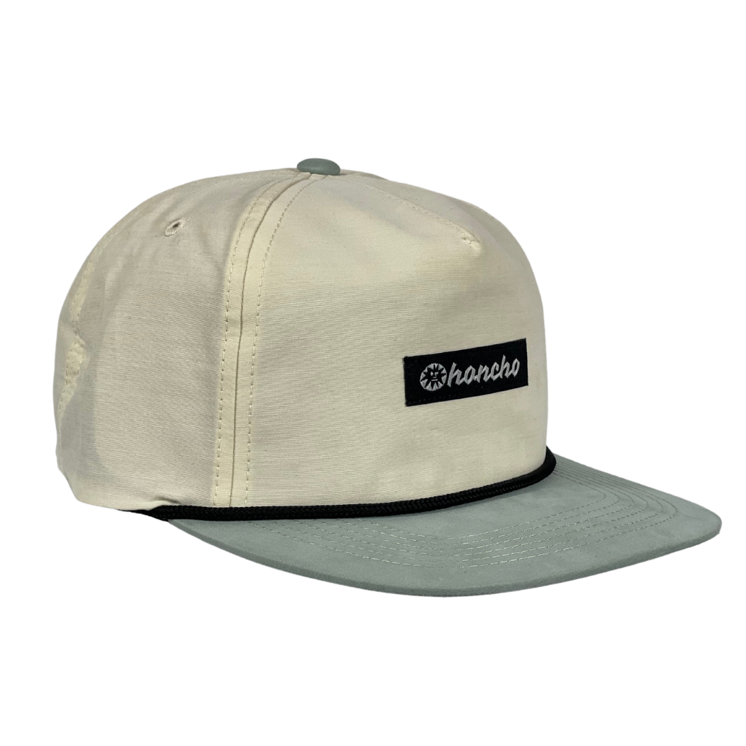 Minimalist Snapback - Bone/Seafoam