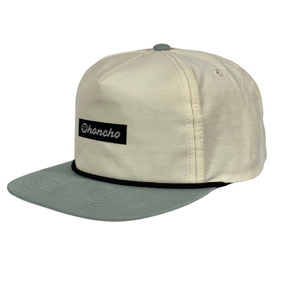 Minimalist Snapback - Bone/Seafoam
