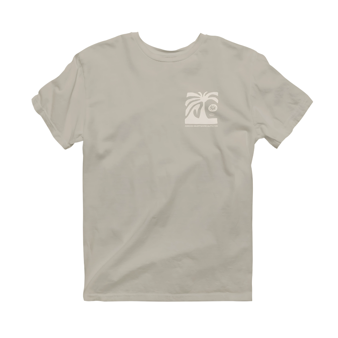 Emblem Tee - Cement