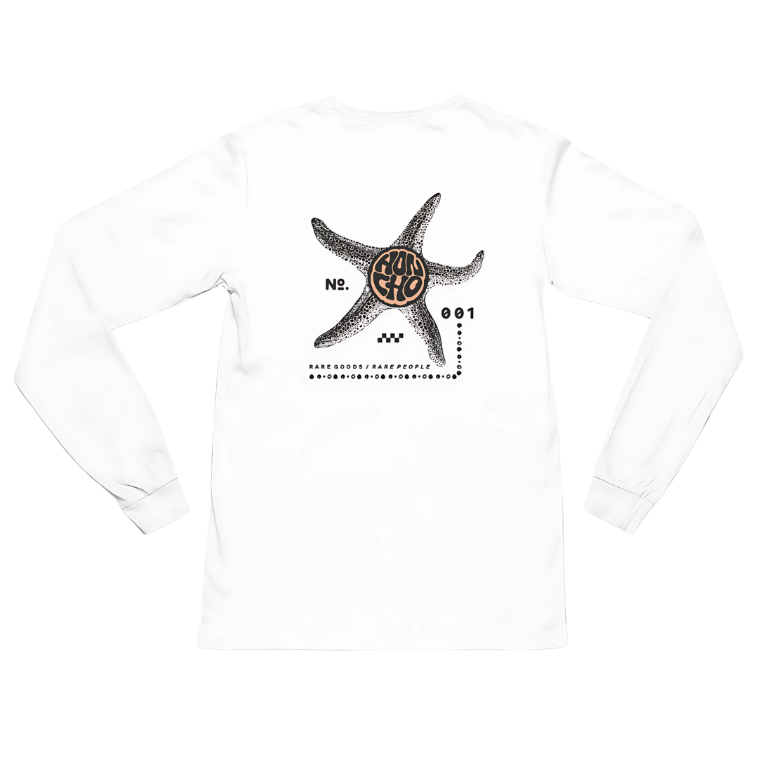 Star LS Tee - White