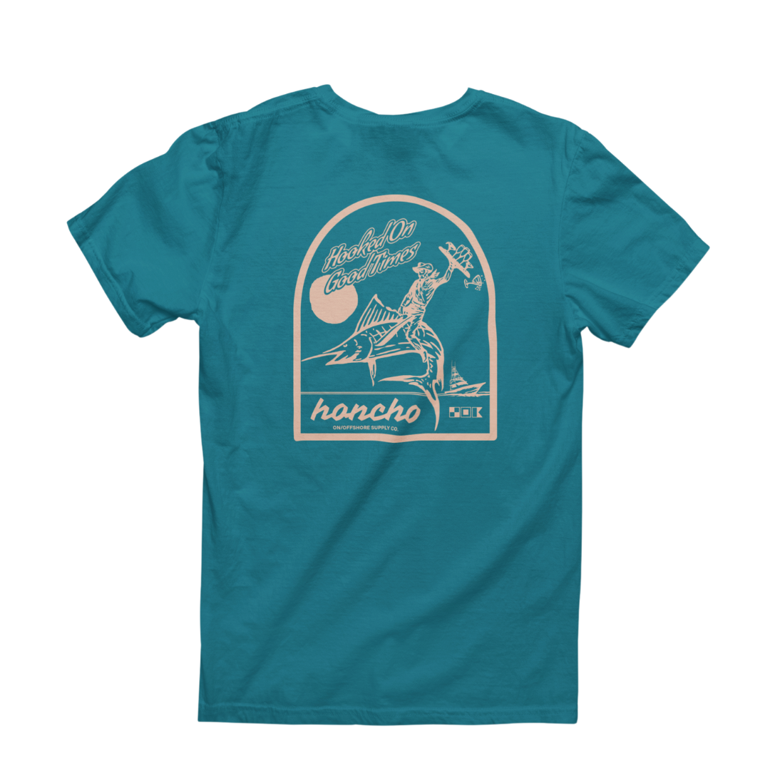 Giddy Up Tee - Dark Teal