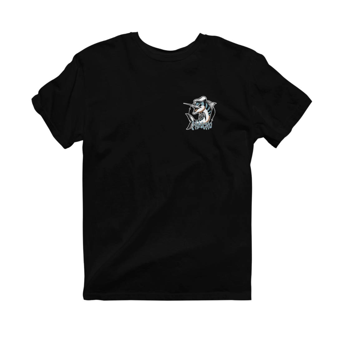 Captn Stripe Tee - Black