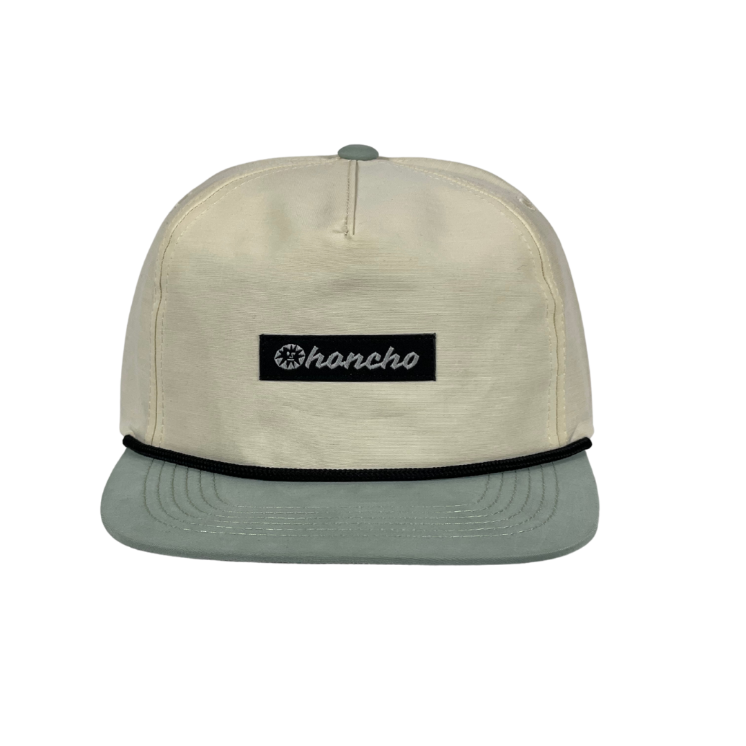 Minimalist Snapback - Bone/Seafoam