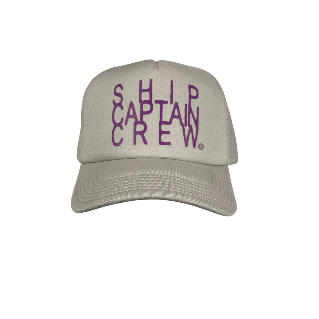 Ship,Captain,Crew Foam Trucker - Bone