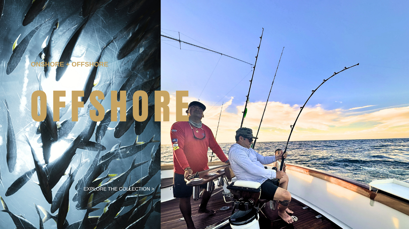 Offshore fishing crew aboard sportfishing boat wearing HONCHO apparel.