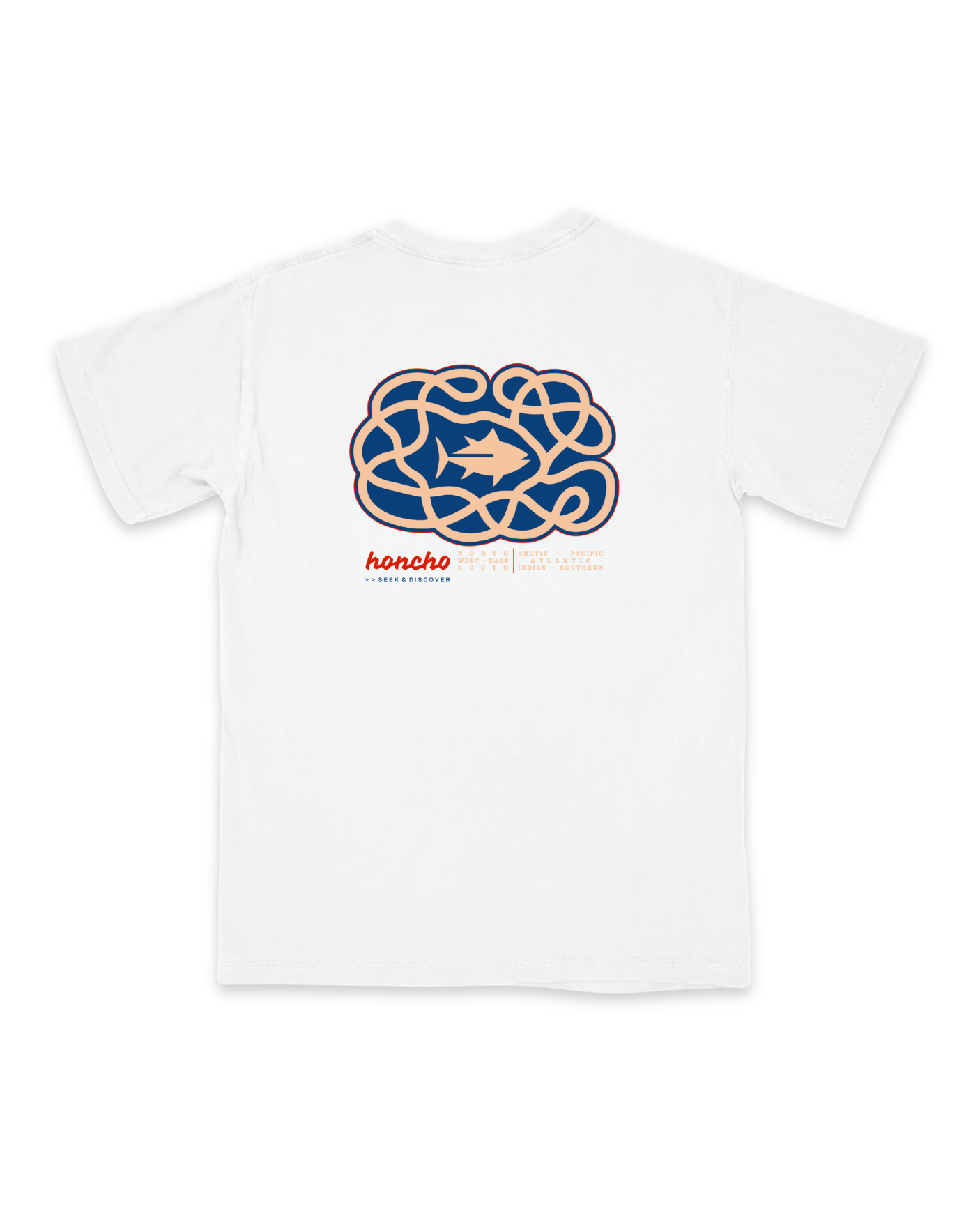 Swim Path Pocket Tee - White