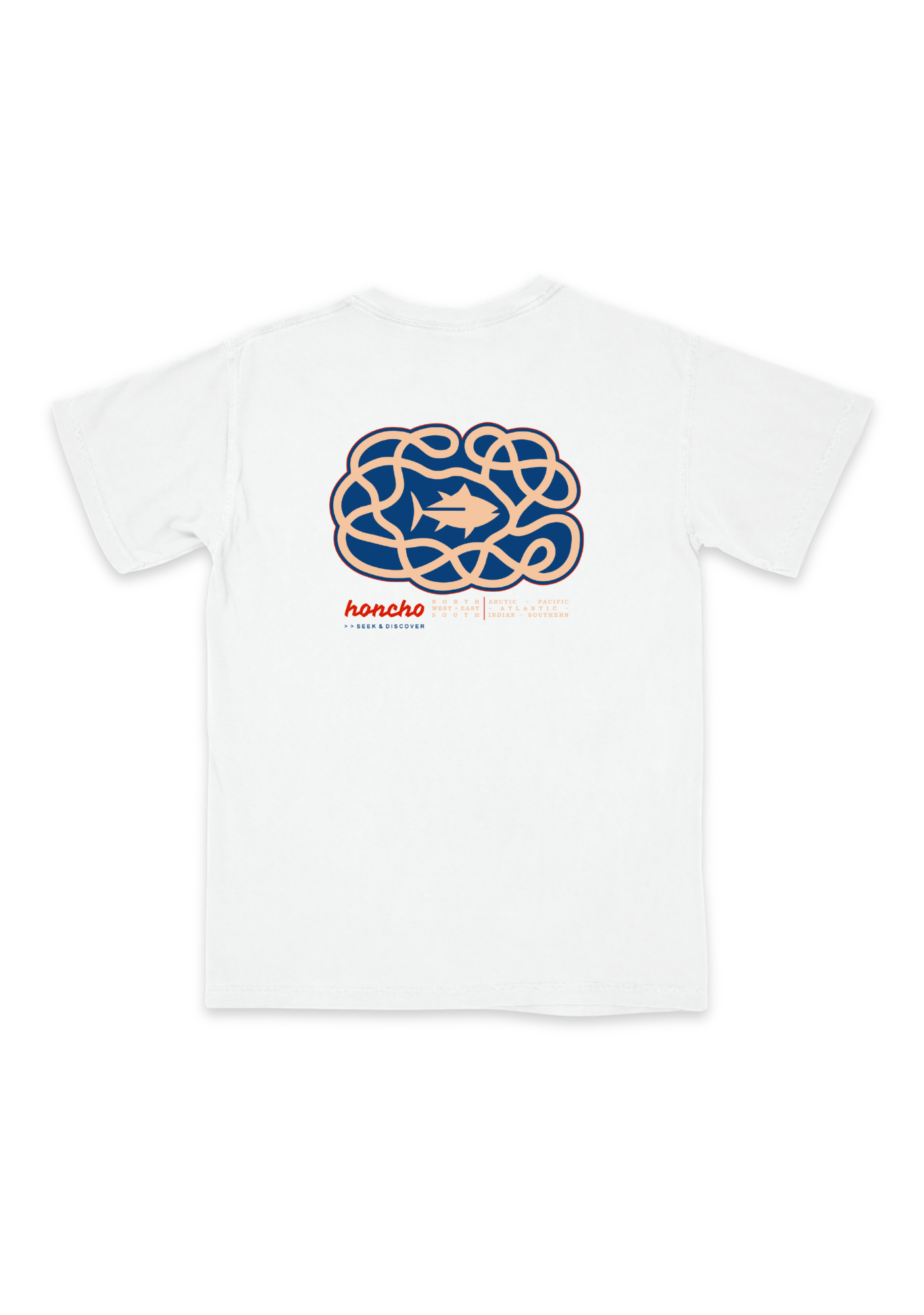 Swim Path Pocket Tee - White
