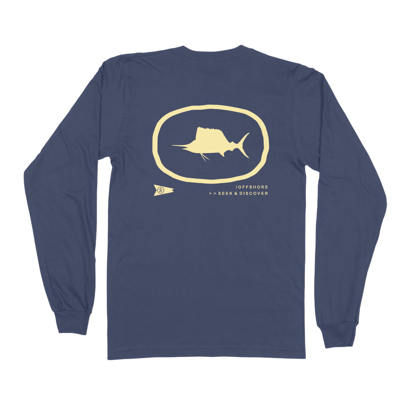 Sail Sil LS Tee - Horizon Blue
