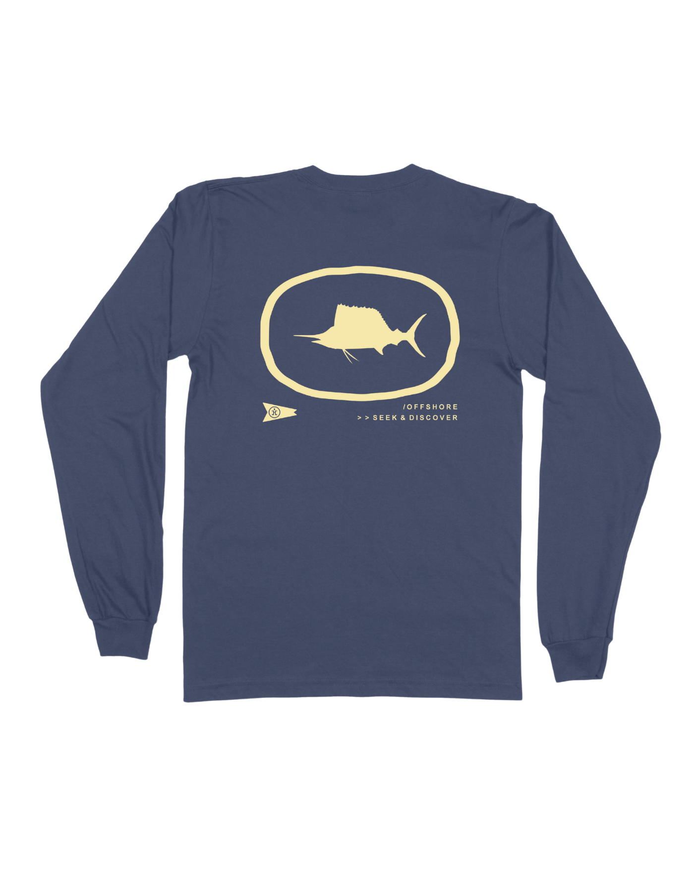 Sail Sil LS Tee - Horizon Blue