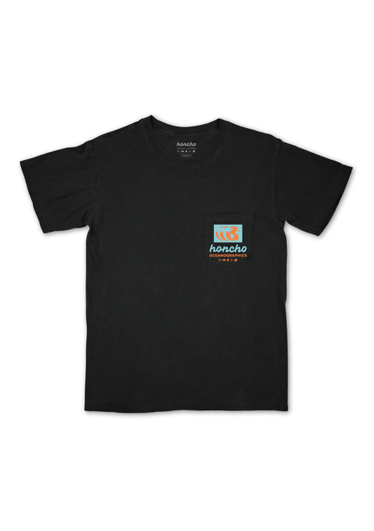 Oceanographics Pocket Tee - Pirate Black