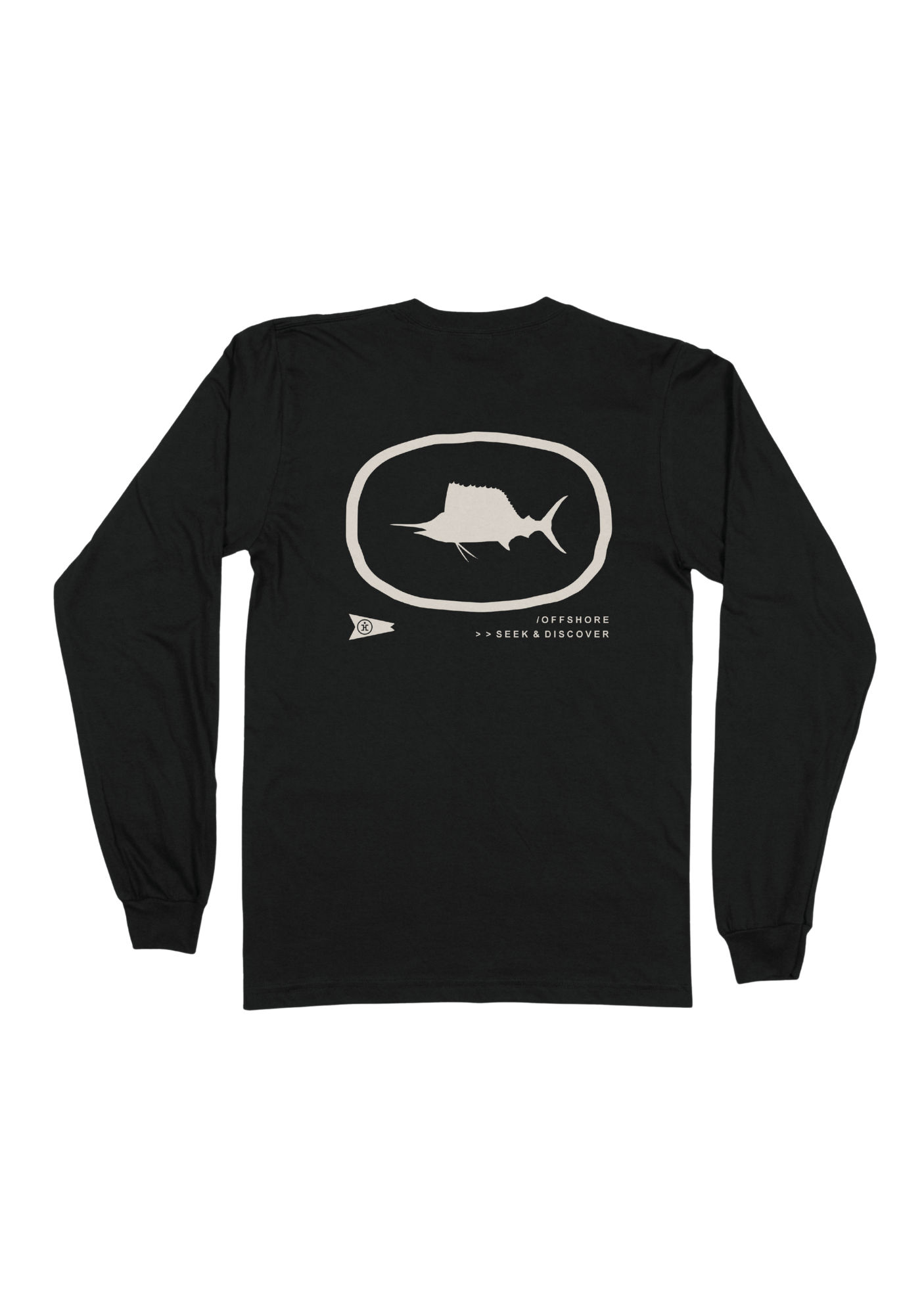 Sail Sil LS Tee - Pirate Black