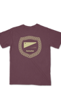Scales Badge Pocket Tee - Plum