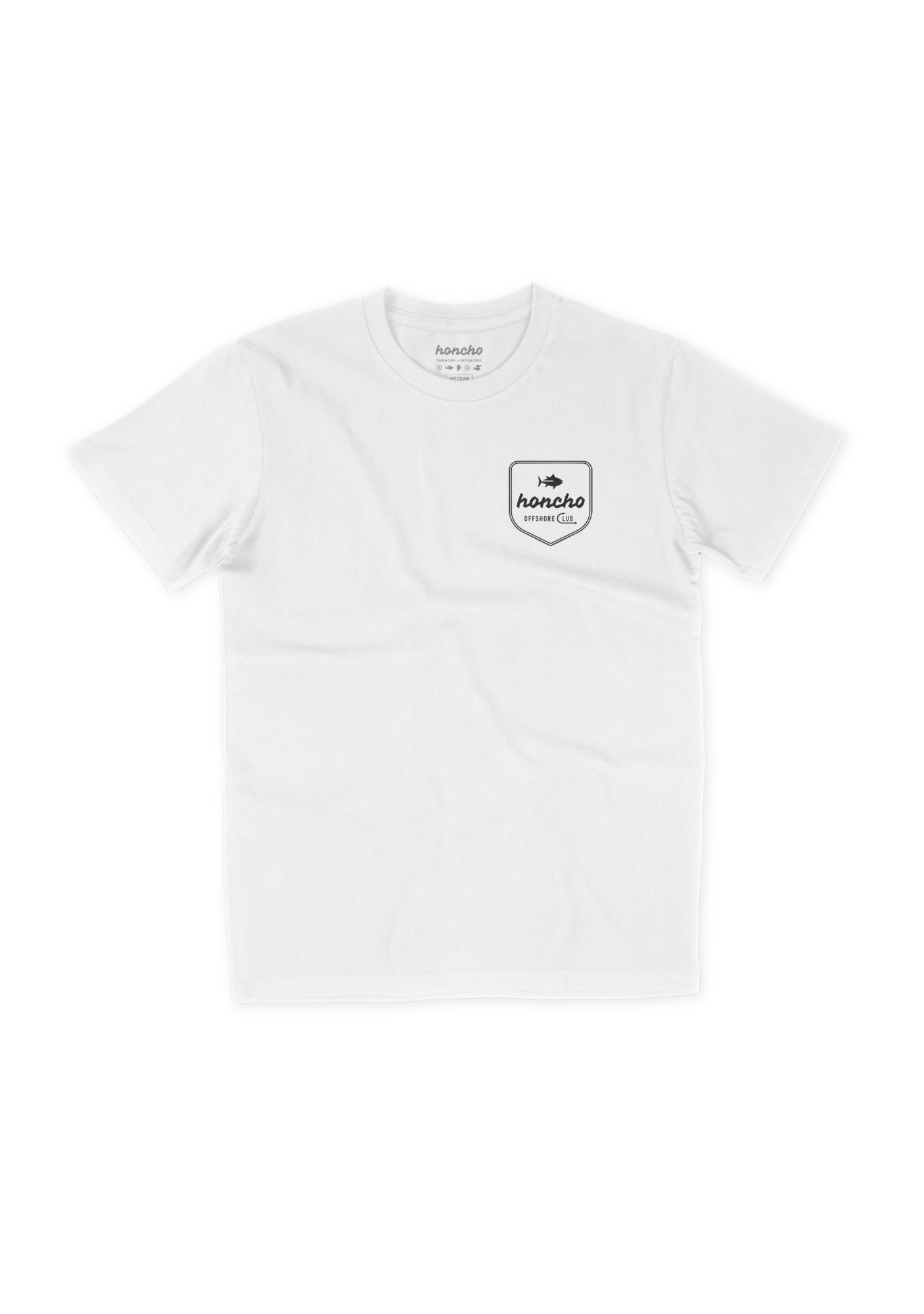Crest Tee - White