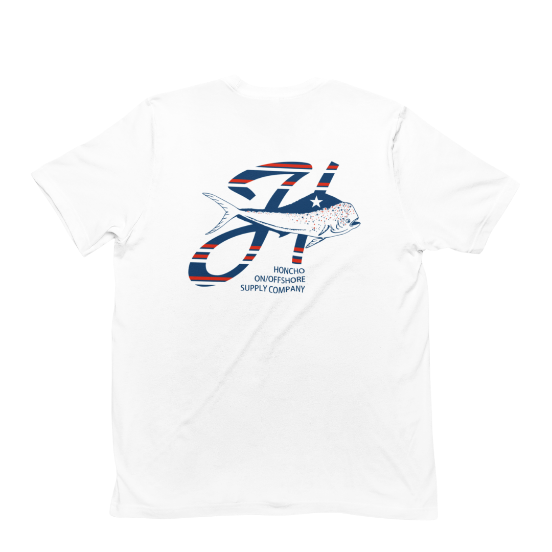 HD R.W.B. Tee - White