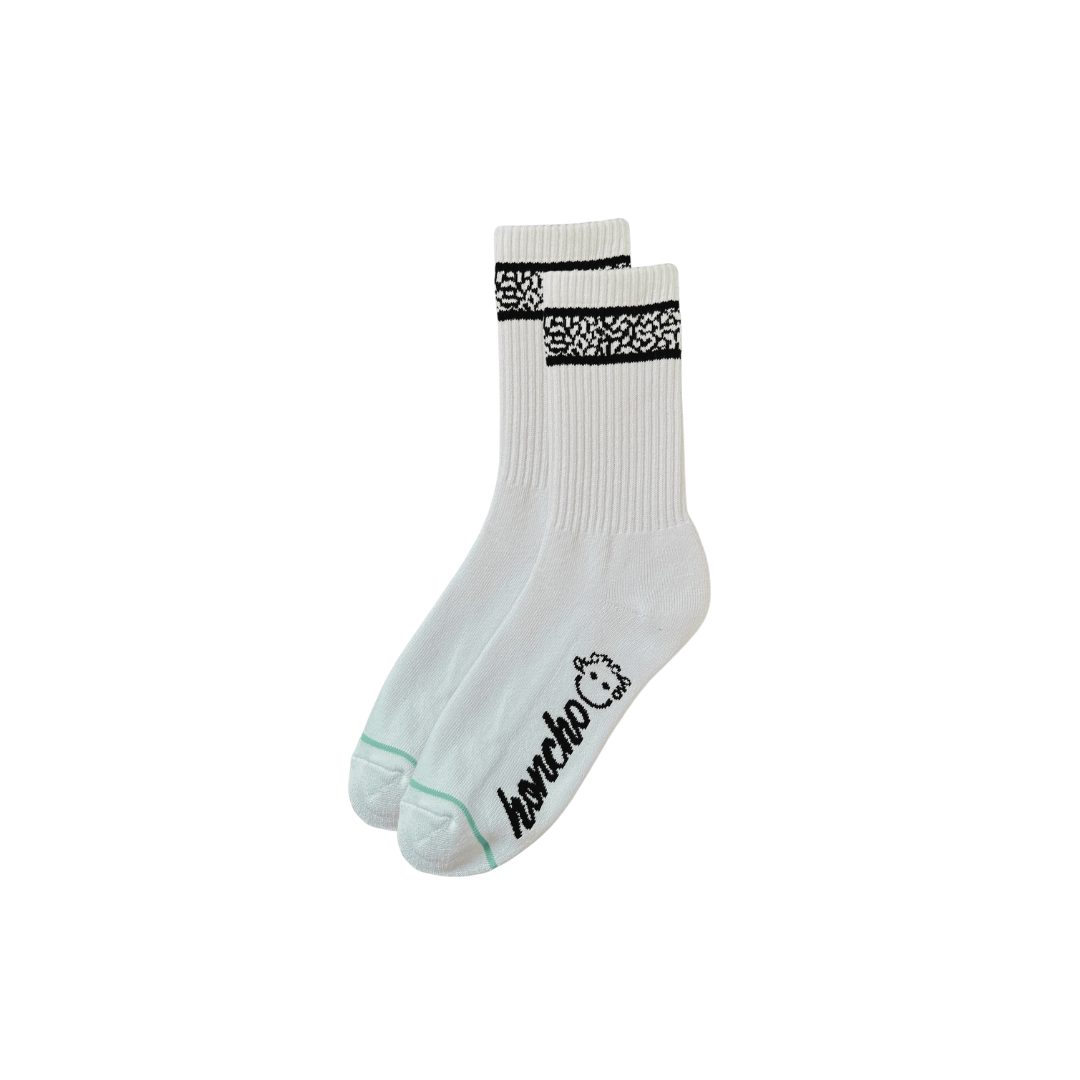 Coral Crew Sock