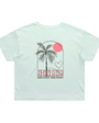 Scene SS Crop Tee - Seafoam