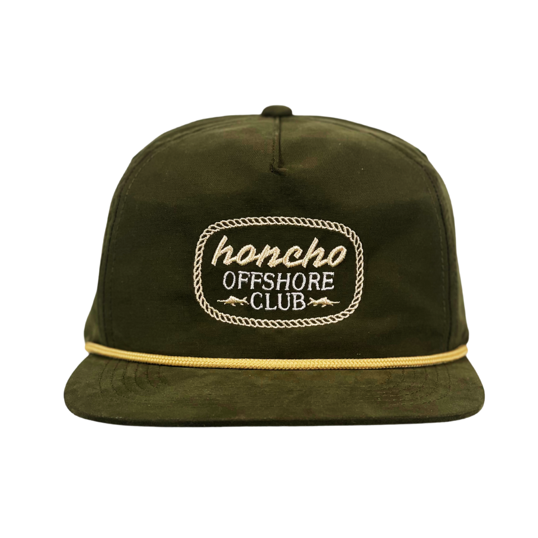 Offshore Club (OC) Rope Snapback - Green/Cream