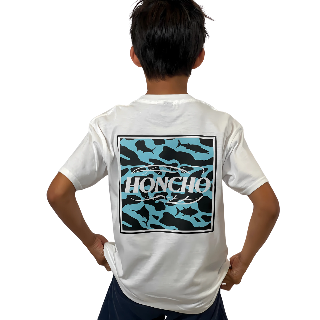 SeaCamo Youth SS Tee - White