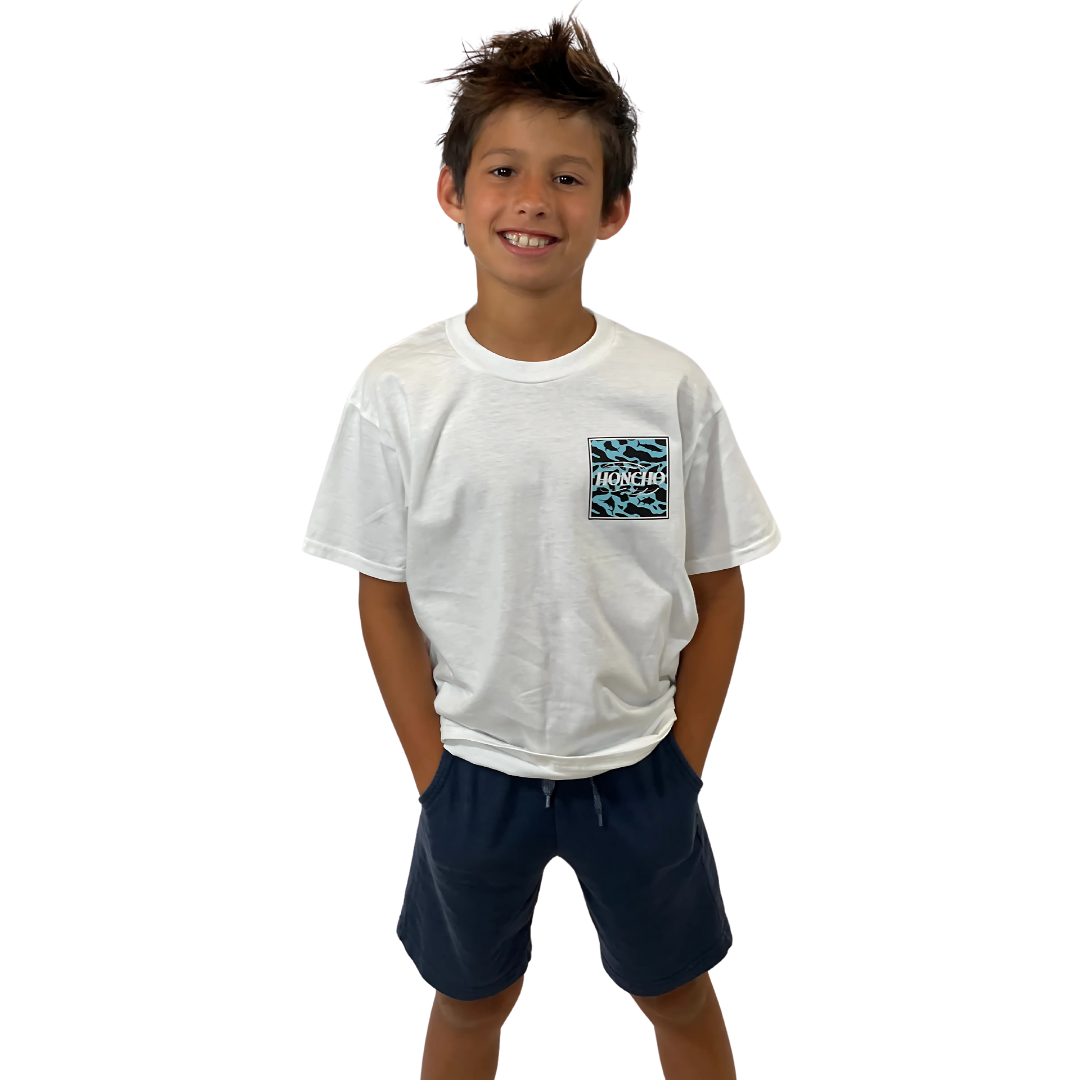 SeaCamo Youth SS Tee - White