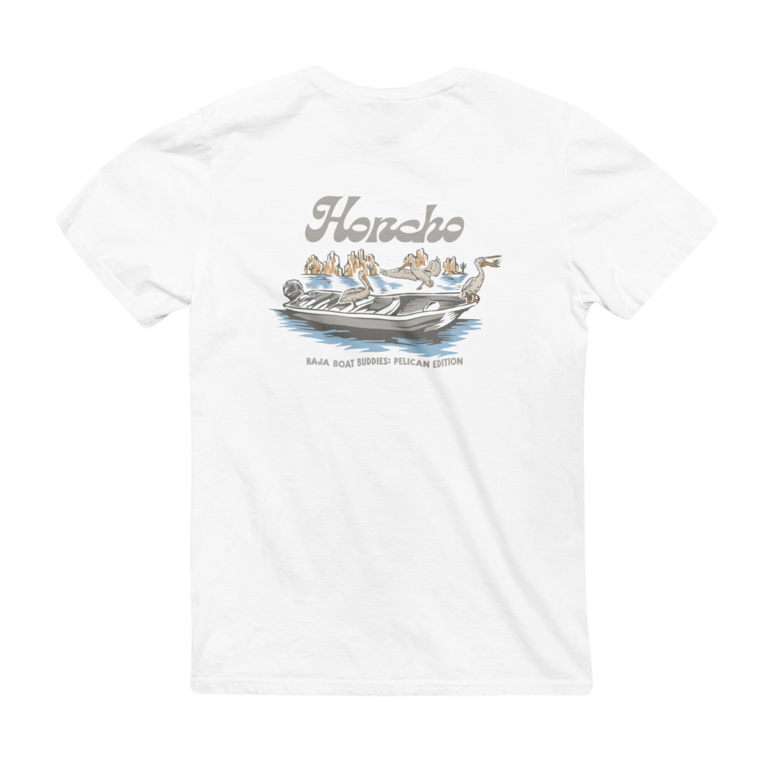 Baja Buddies SS Tee - White