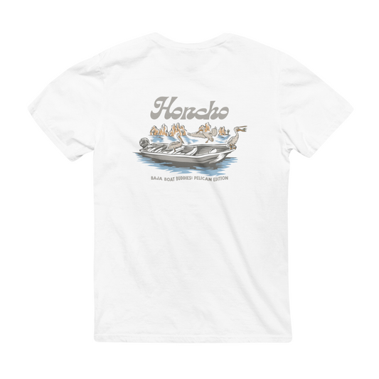 Baja Buddies SS Tee - White