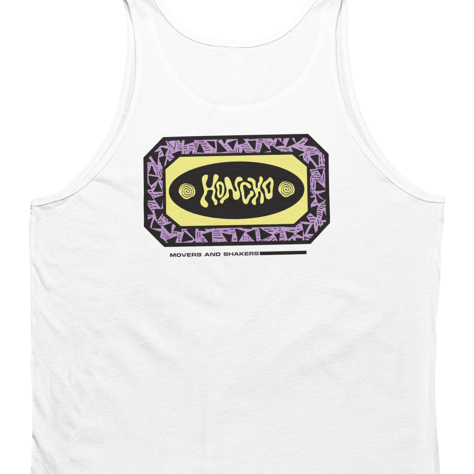 Point Tank Tee - White