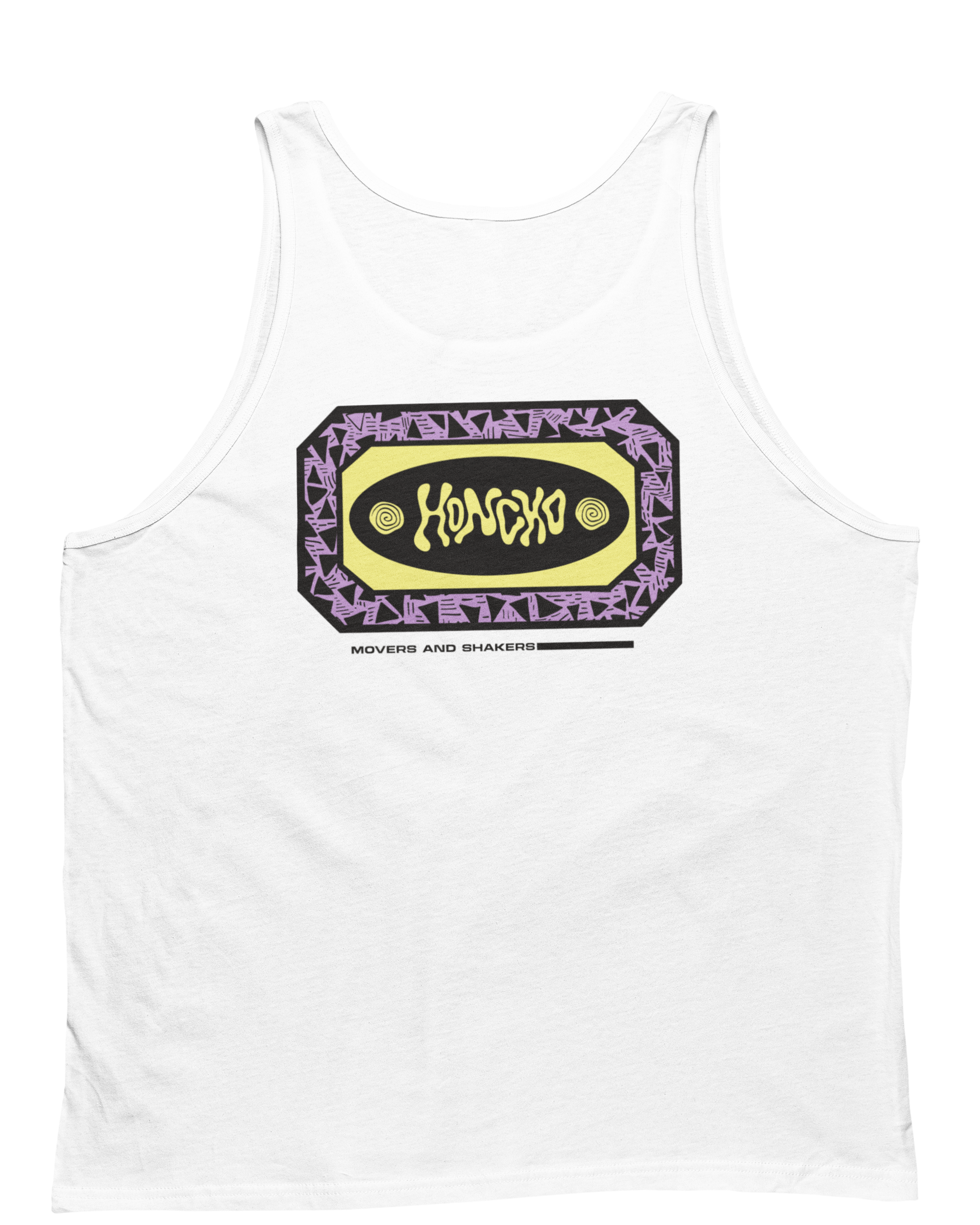 Point Tank Tee - White