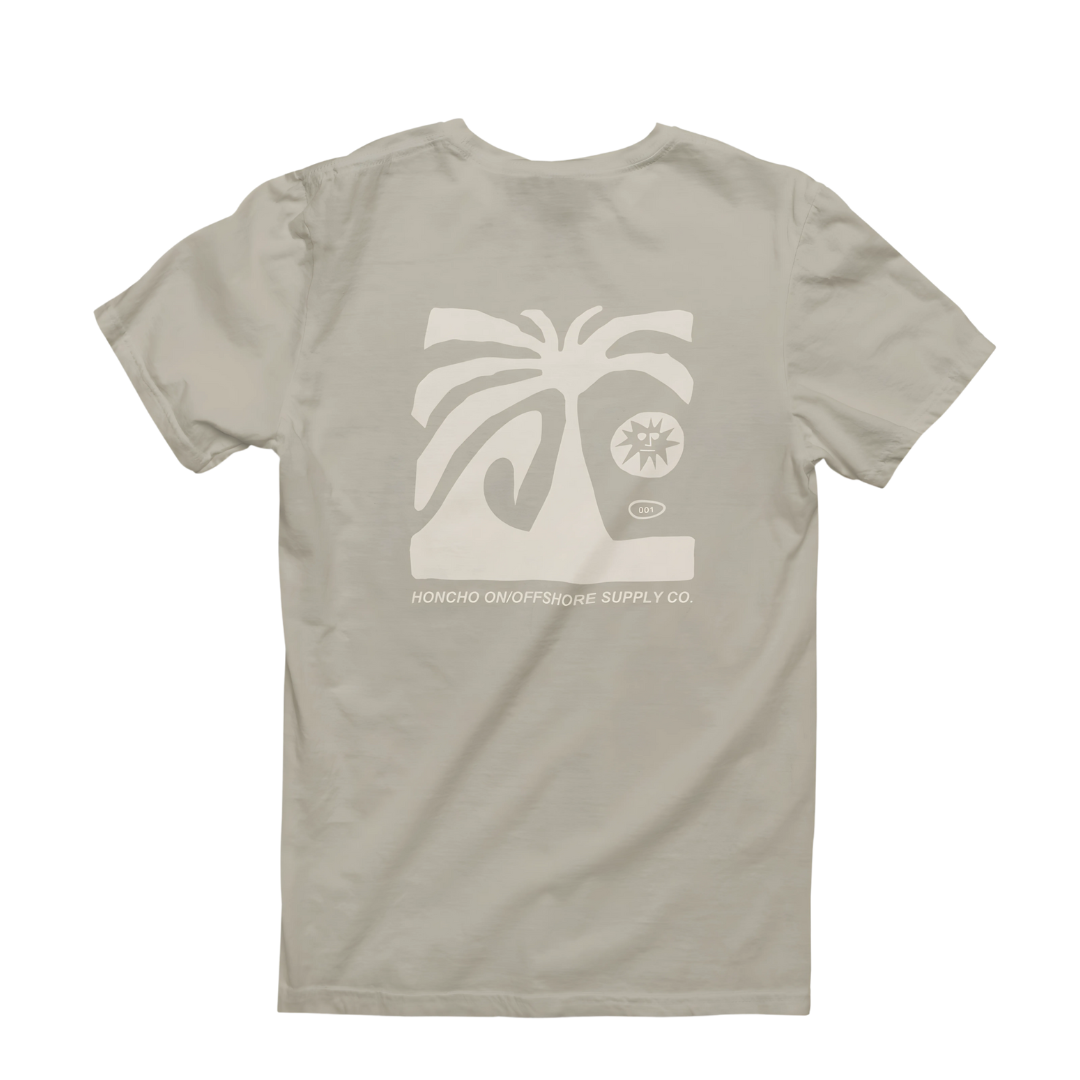 Emblem Tee - Cement