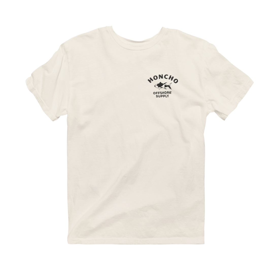 Cows on Deck Tee - Vintage White