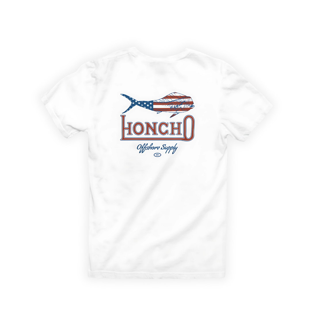 Patriot Mahi Tee - White