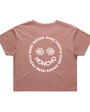 Goodness SS Crop Tee - Hazy Pink