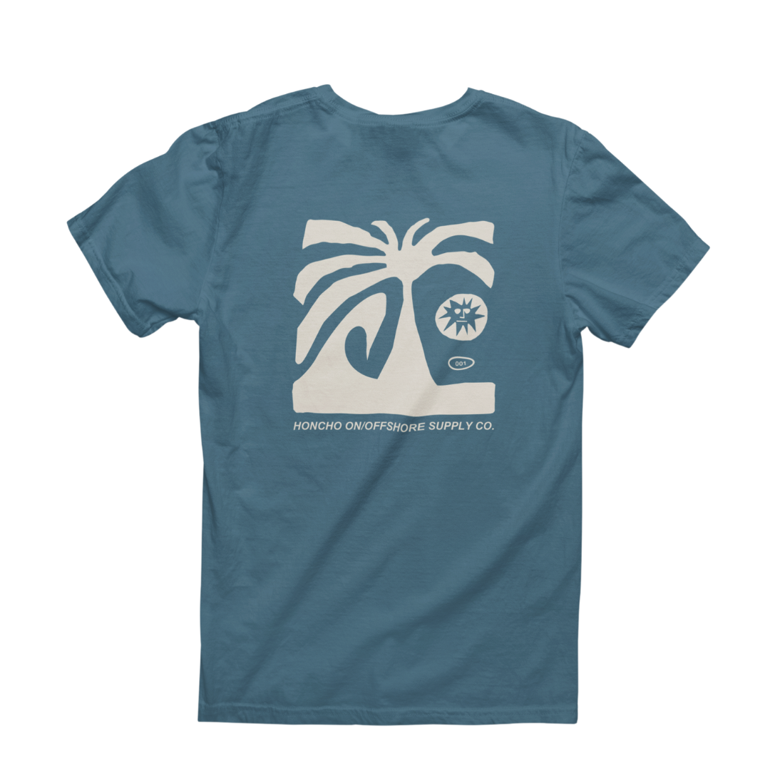 Emblem Tee - Baltic Blue