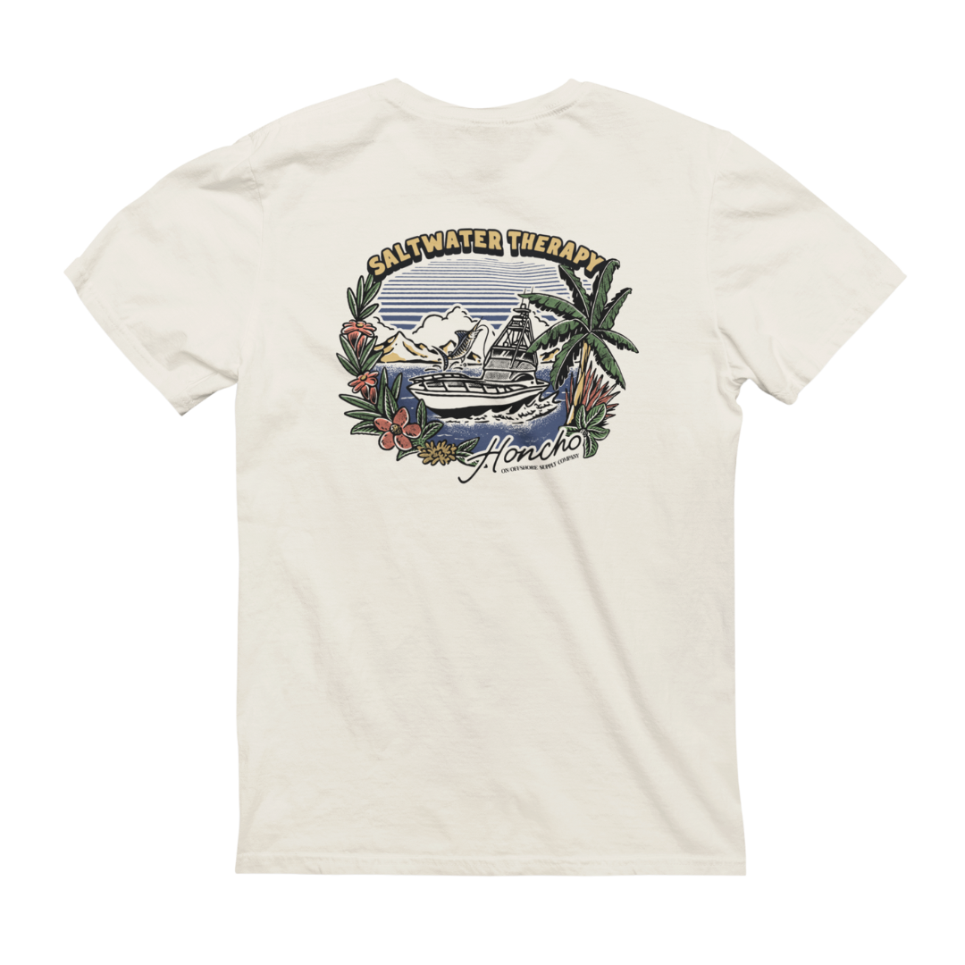 Therapy Tee - Vintage White