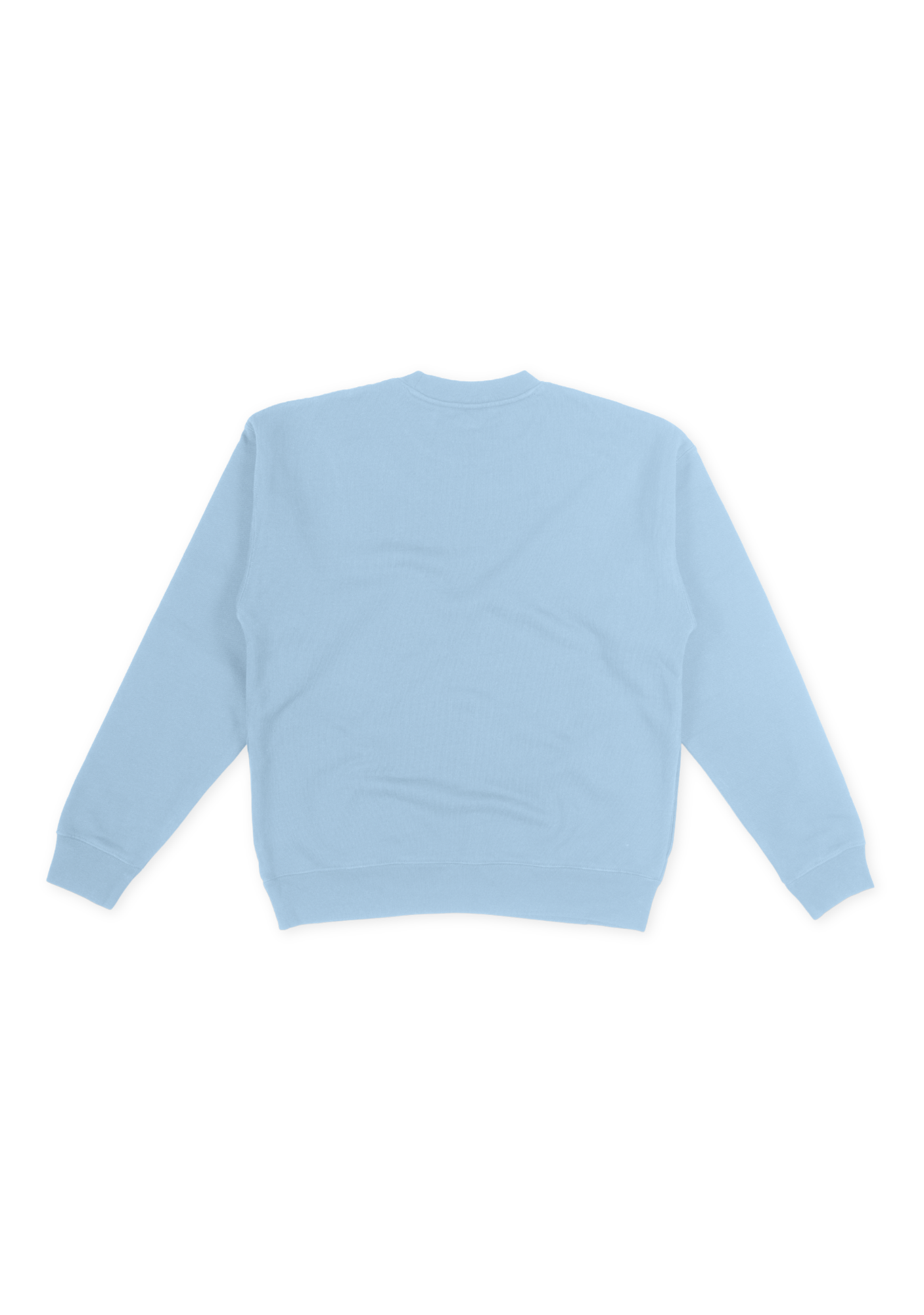 Essential Crewneck Fleece - Bay Blue