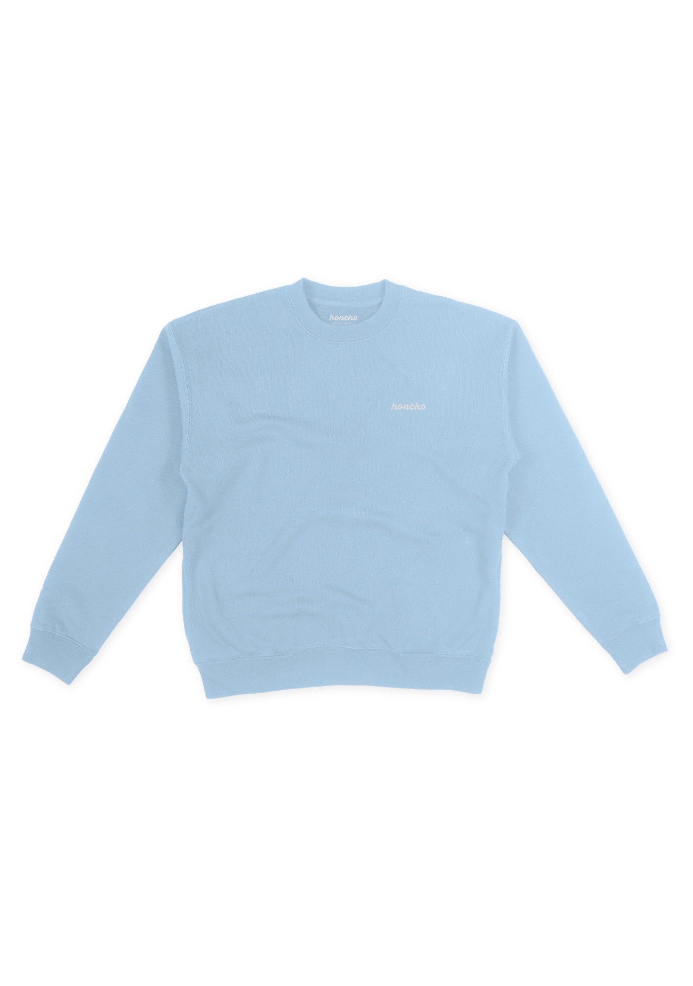 Essential Crewneck Fleece - Bay Blue