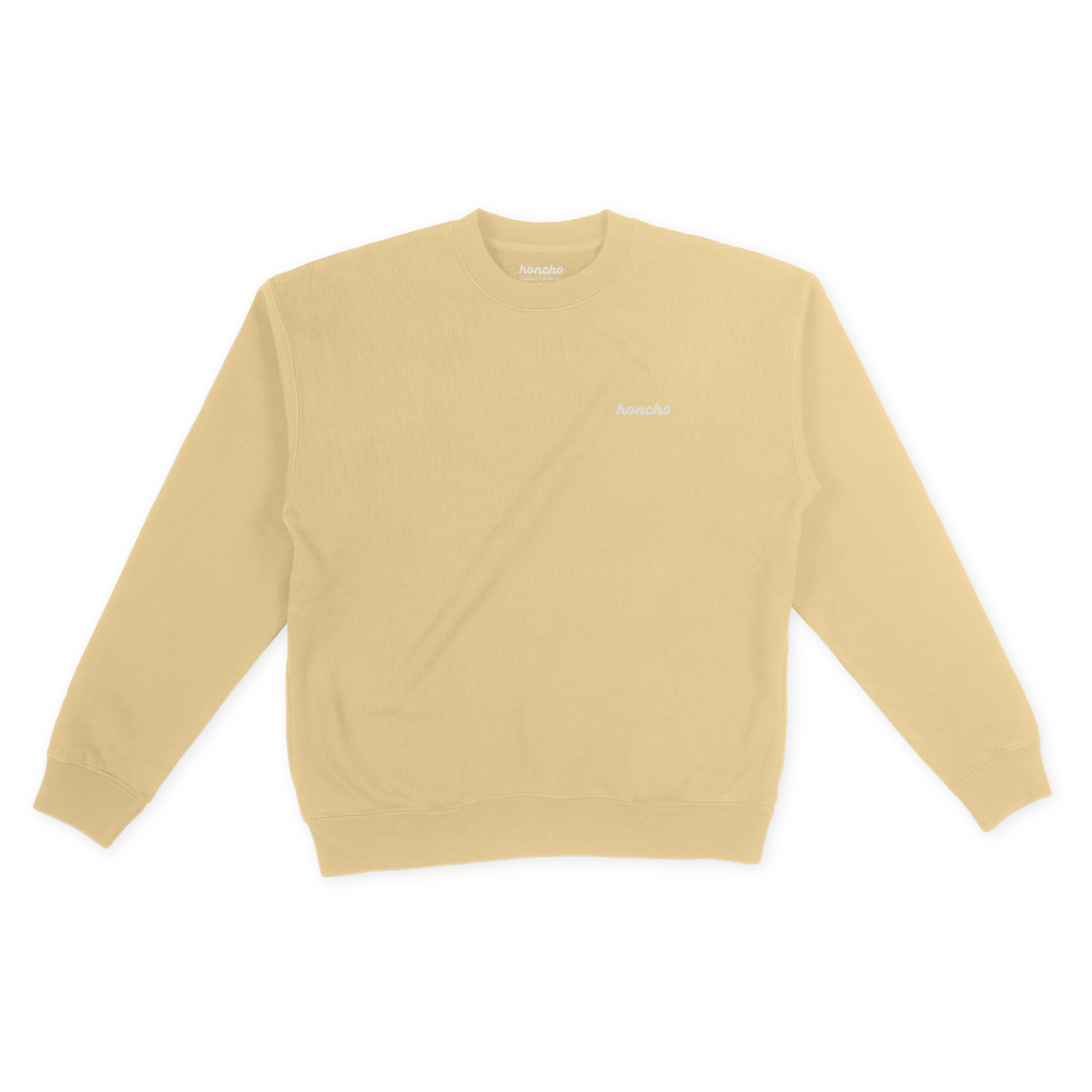Essential Crewneck Fleece - Mellow Yellow