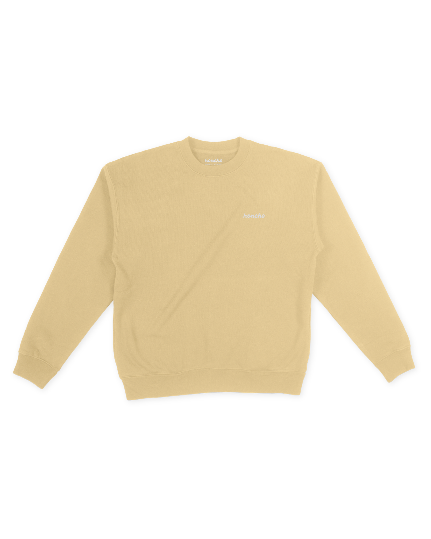 Essential Crewneck Fleece - Mellow Yellow