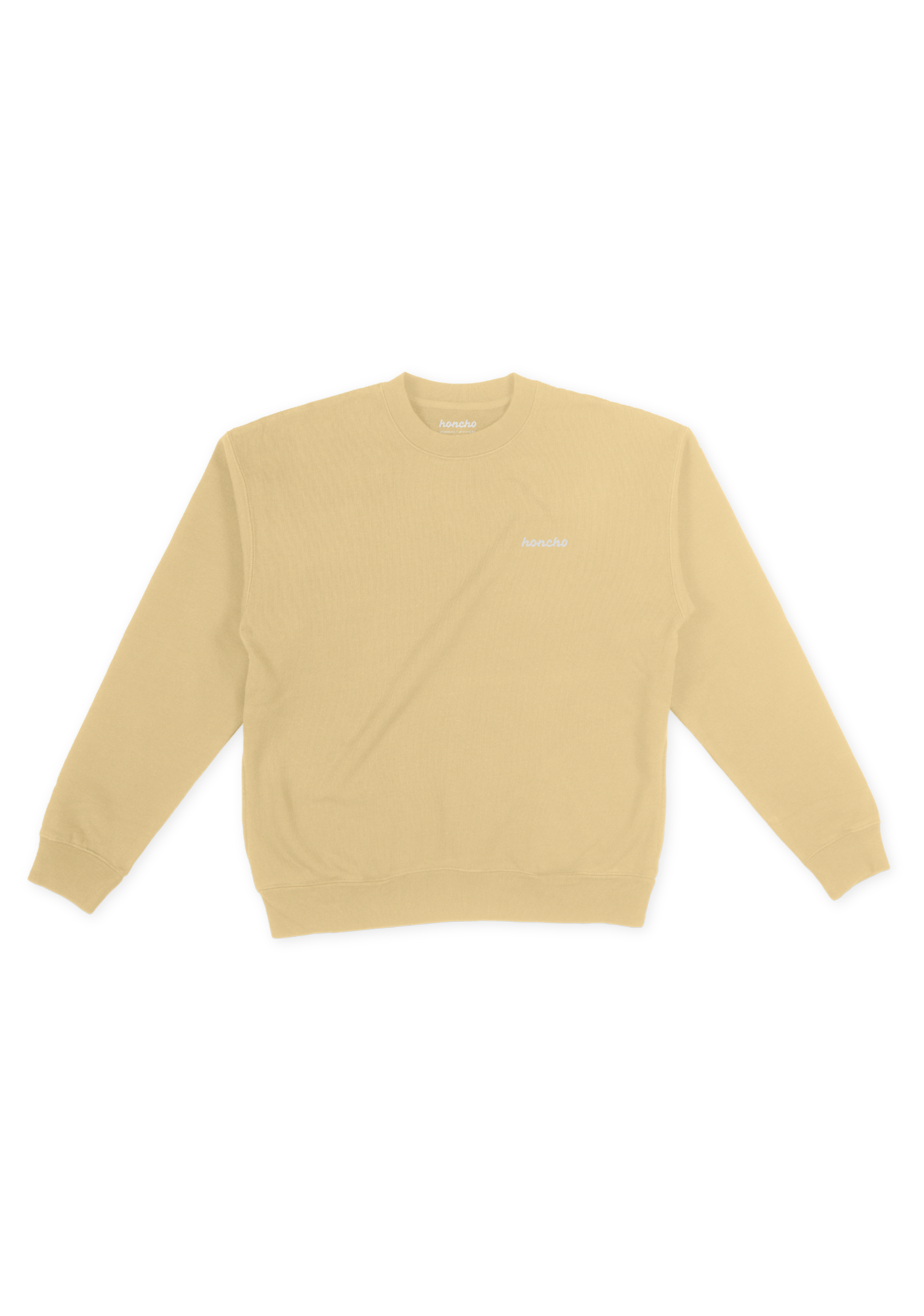 Essential Crewneck Fleece - Mellow Yellow
